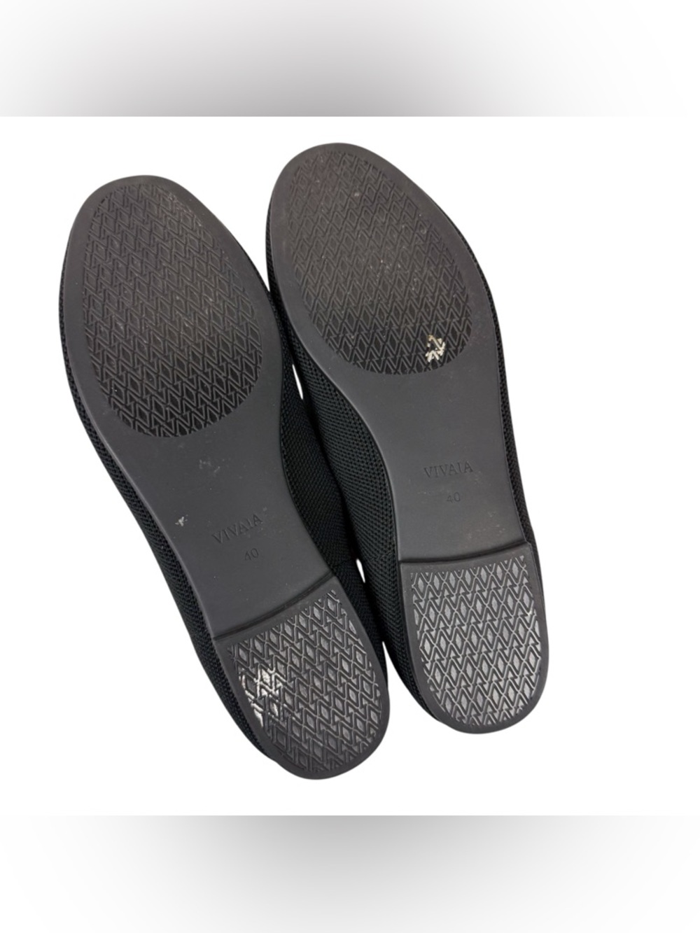 Vivaia Audrey Round Toe Embroidered Loafers Black Butterfly Size 40/9 - Picture 11 of 12